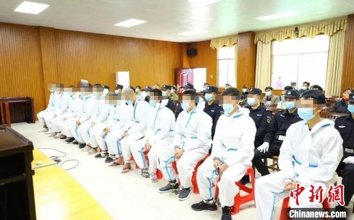 圖為庭審現(xiàn)場?！|蘭法院 攝