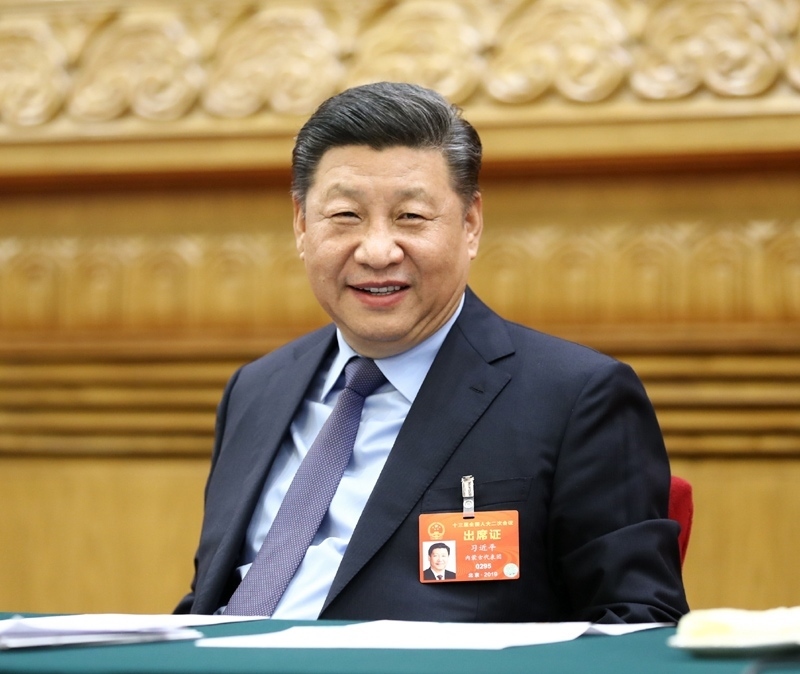 2019年3月10日，習近平總書記參加十三屆全國人大二次會議福建代表團的審議。