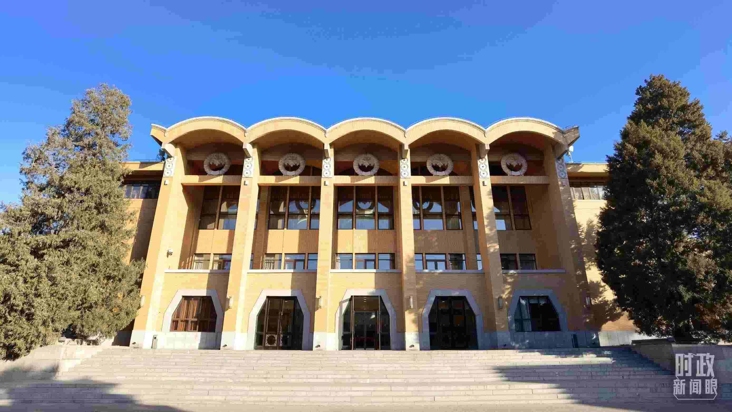 △2023年3月1日，中央黨校建校90周年慶祝大會在這里舉行。（總臺央視記者石丞拍攝）