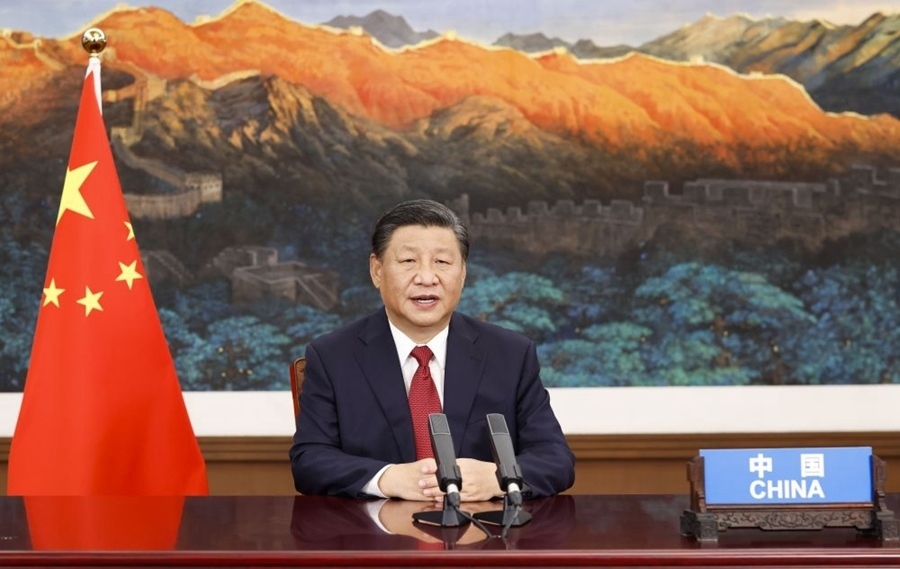 2021年9月21日，國家主席習近平在北京以視頻方式出席第七十六屆聯(lián)合國大會一般性辯論并發(fā)表題為《堅定信心 共克時艱 共建更加美好的世界》的重要講話。