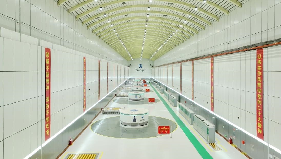 雅礱江兩河口水電站地下廠房。受訪者供圖