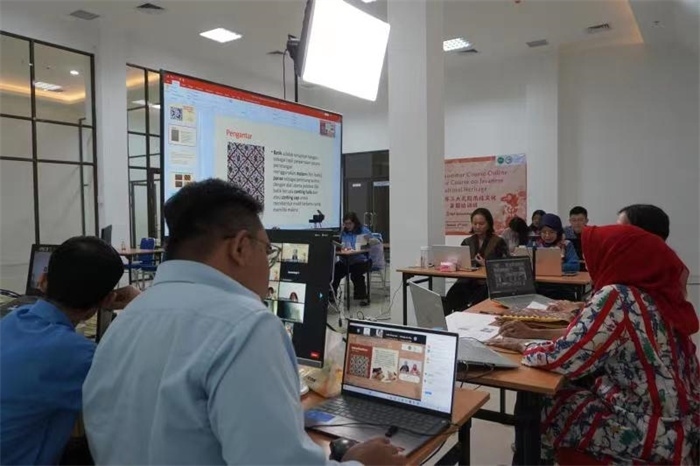 活動現(xiàn)場。供圖：印尼三一一大學(xué)孔子學(xué)院