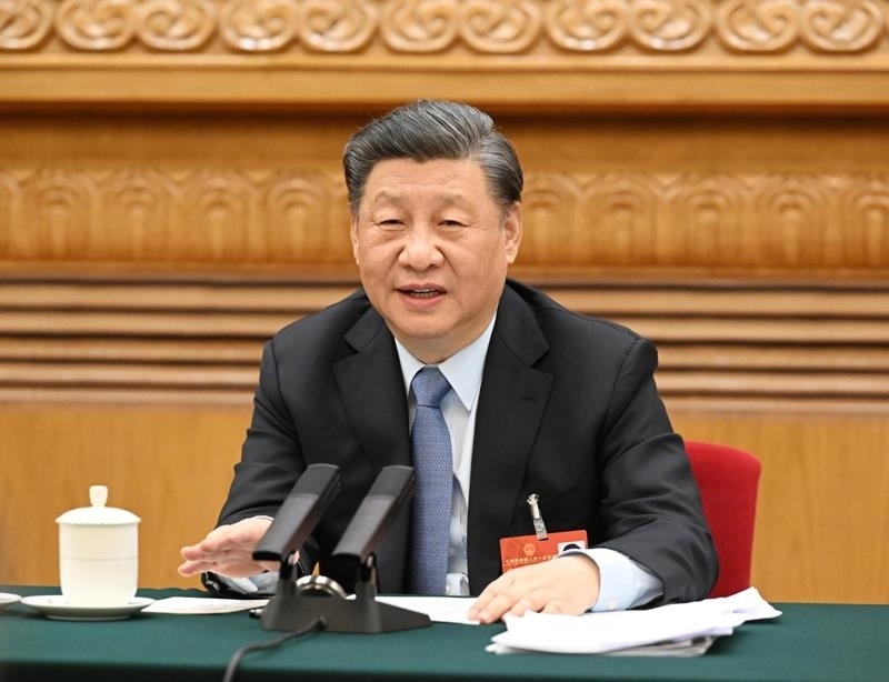 2023年3月5日，習近平總書記參加十四屆全國人大一次會議江蘇代表團審議。