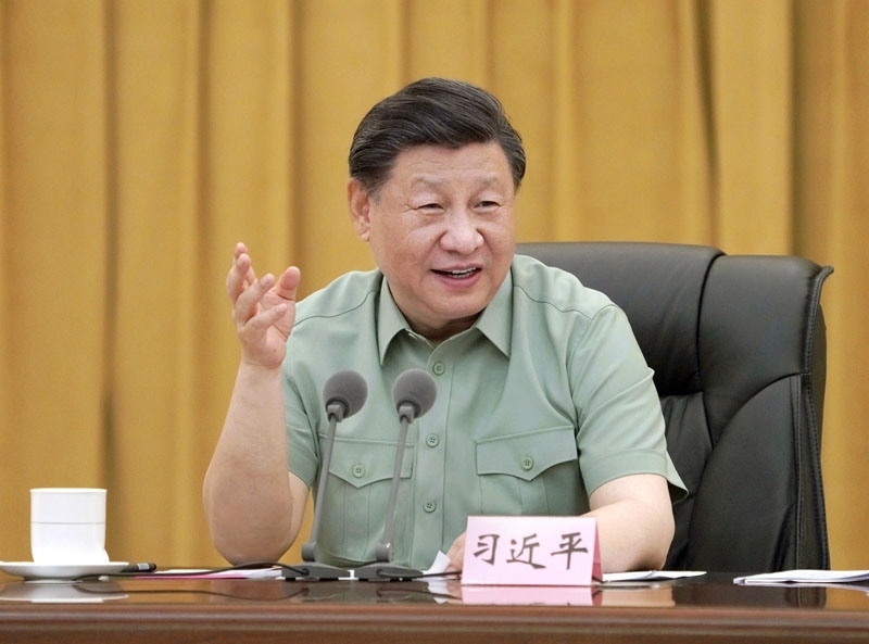 2023年7月26日，習近平到西部戰(zhàn)區(qū)空軍視察。