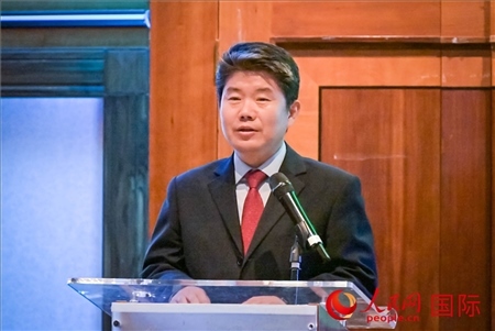 李立言致辭。人民網(wǎng) 郭錦標攝