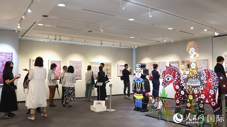到場民眾觀看展覽。人民網(wǎng) 許可攝