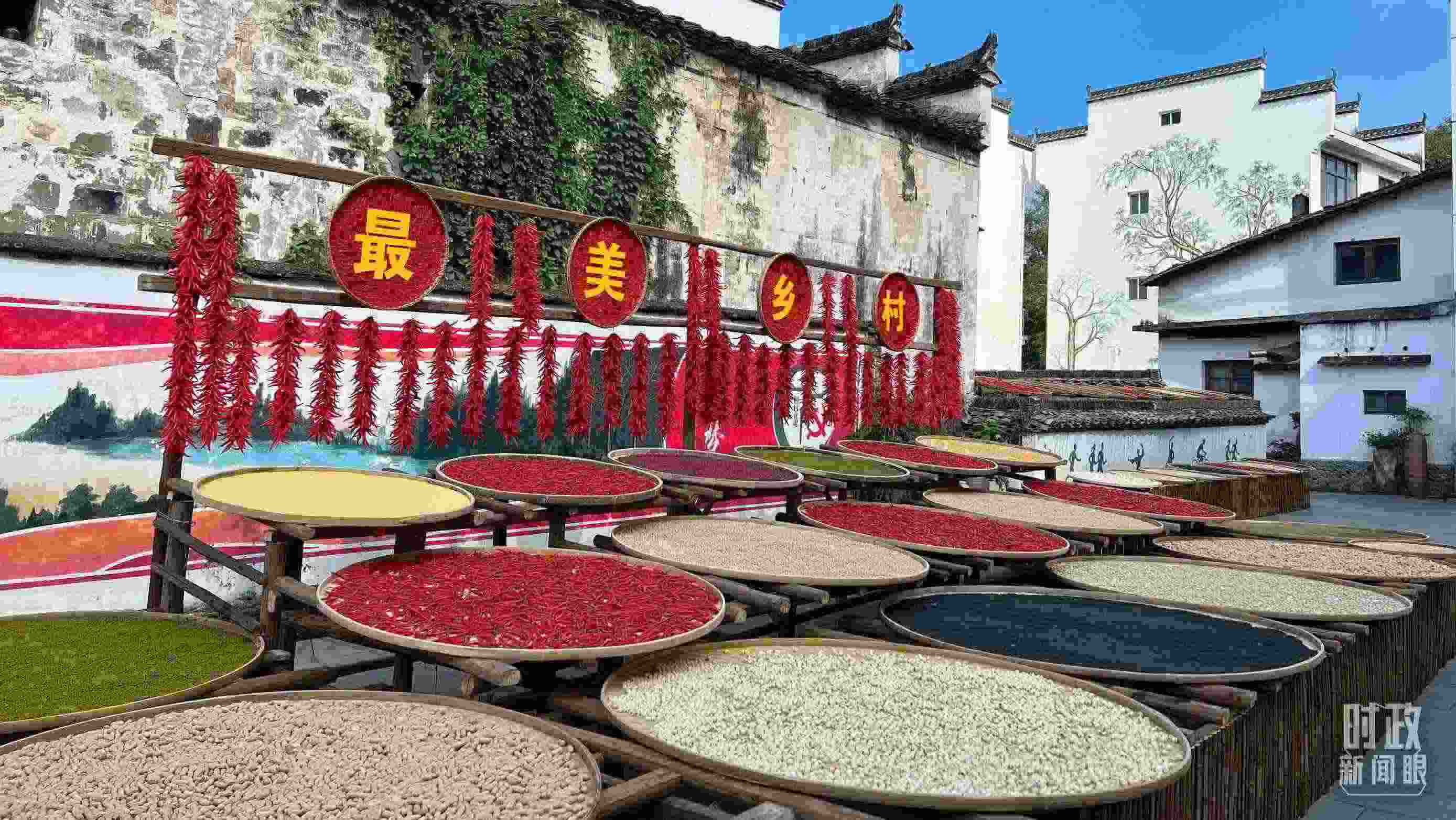 △婺源縣秋口鎮(zhèn)王村石門自然村。（總臺央視記者程鋮拍攝）