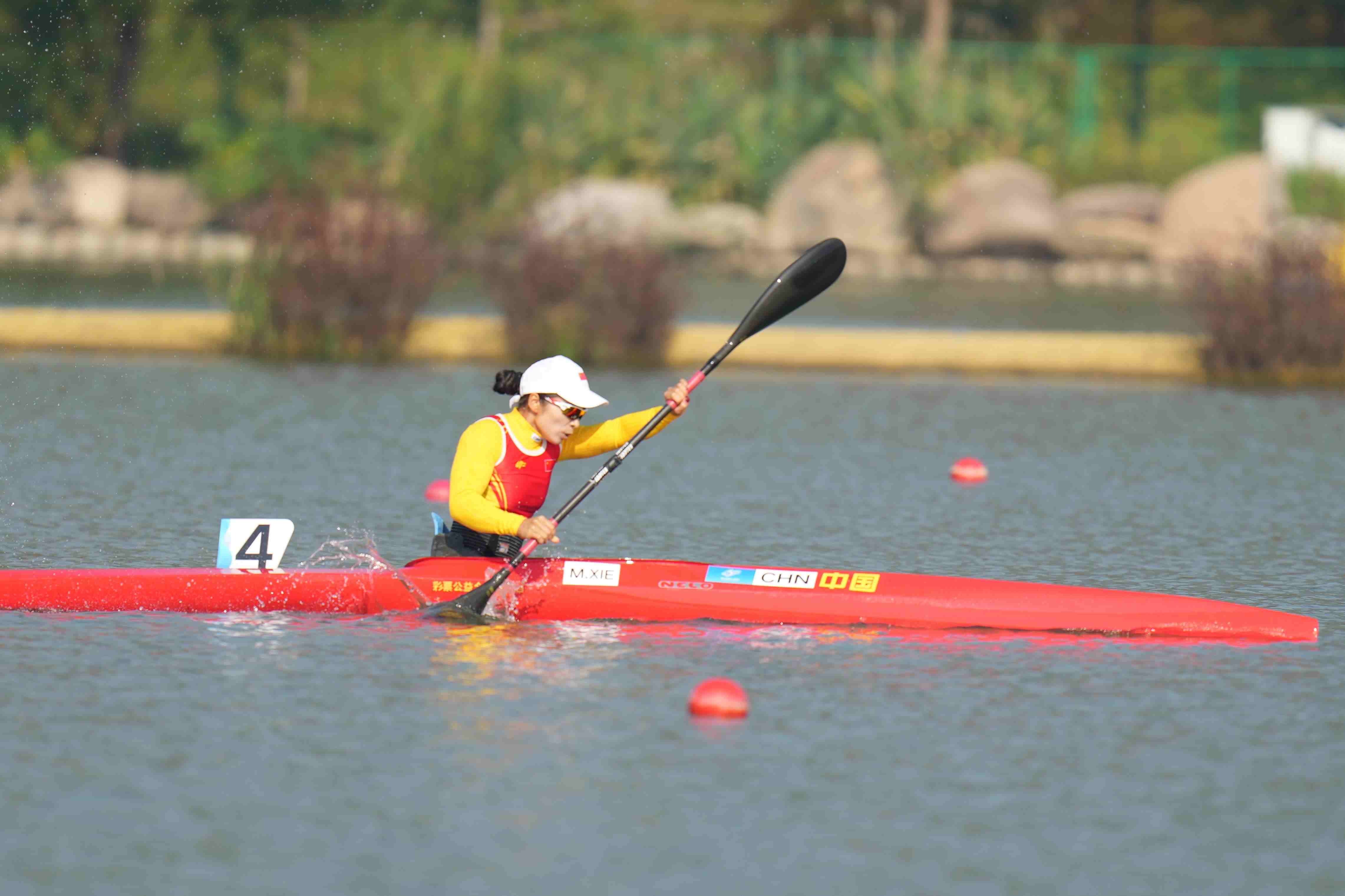 △2023年10月23日，中國(guó)選手謝毛三獲得本屆亞殘運(yùn)會(huì)首金。