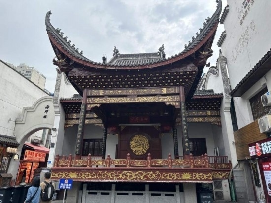 10月25日，長(zhǎng)沙太平老街一角。（本報(bào)記者 劉書(shū)文攝）