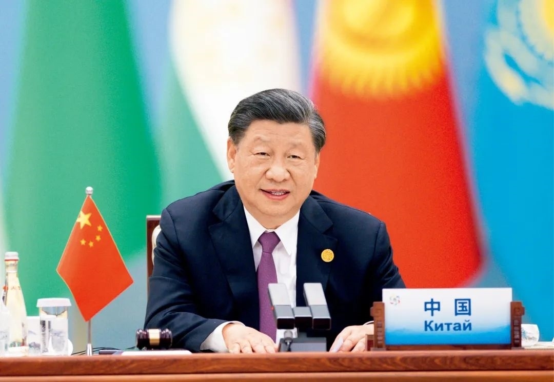 2023年5月19日上午，國家主席習近平在陜西省西安市主持首屆中國—中亞峰會并發(fā)表題為《攜手建設守望相助、共同發(fā)展、普遍安全、世代友好的中國—中亞命運共同體》的主旨講話。圖/ 新華社記者 黃敬文 攝