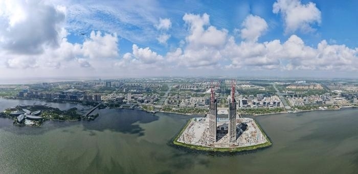 這是9月6日拍攝的中國（上海）自由貿(mào)易試驗(yàn)區(qū)臨港新片區(qū)。