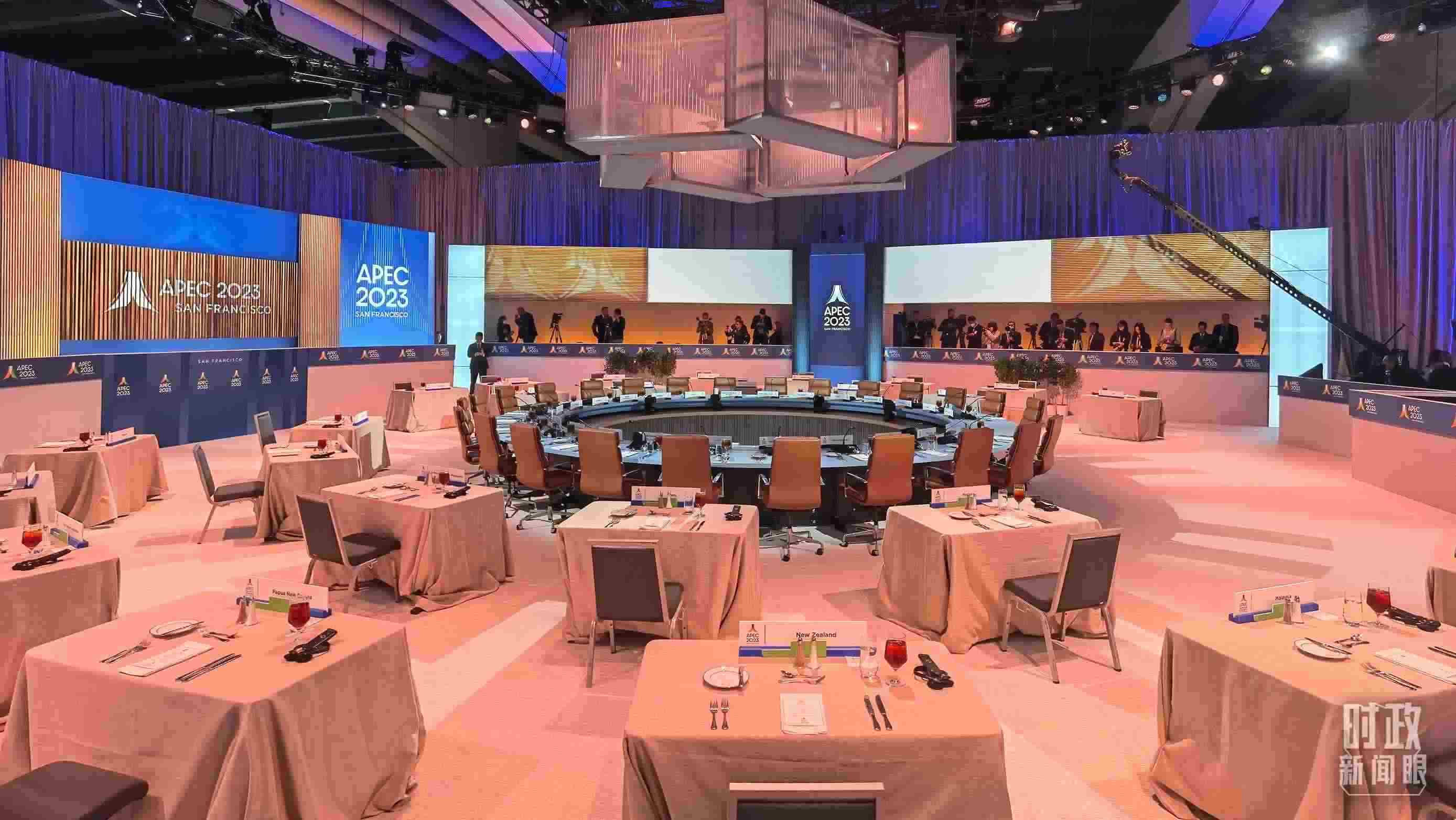 △會議開始前的現場。（總臺央視記者石丞拍攝）