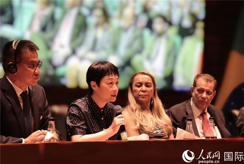 田敏出席論壇開幕式并致辭。人民網(wǎng)記者 時元皓攝