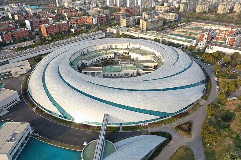 2019年3月12日，航拍上海光源項(xiàng)目。