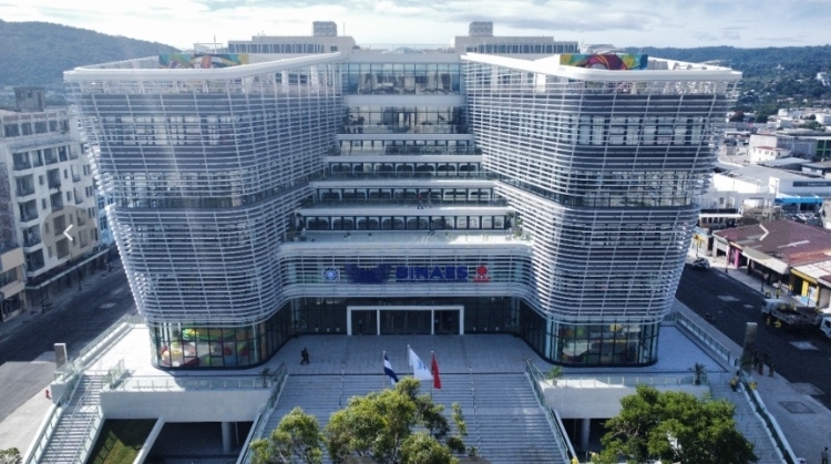 圖為中國(guó)援建薩爾瓦多國(guó)家圖書館實(shí)景。 圖片由中國(guó)援薩爾瓦多國(guó)家圖書館項(xiàng)目施工技術(shù)組提供