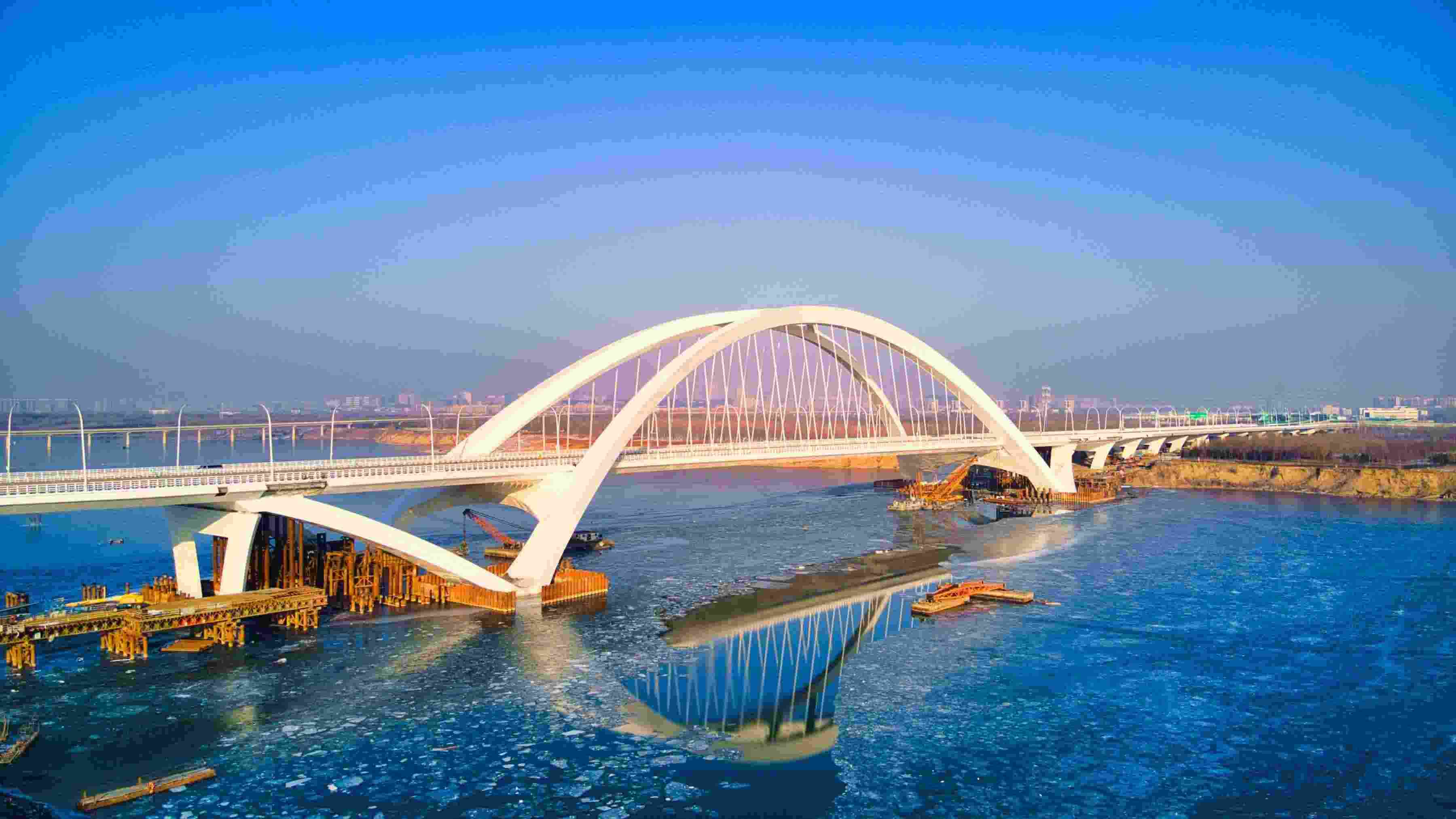 開通后的京雄大橋。受訪方供圖