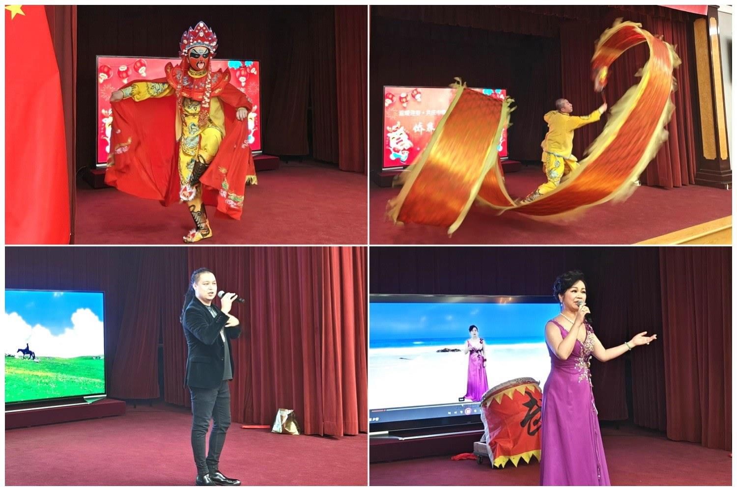 當?shù)貎S界知名演員獻上精彩演出。主辦方供圖