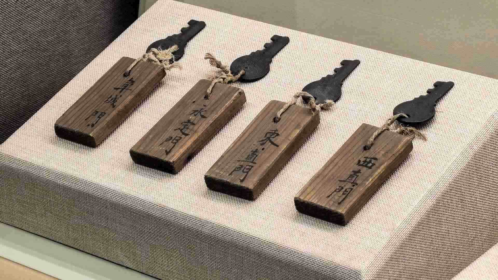△北平城門鑰匙。（總臺央廣記者潘毅拍攝）