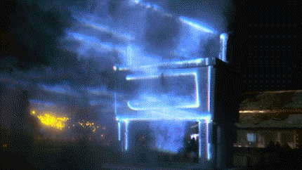 河南安陽(yáng)殷墟景區(qū)舉行“點(diǎn)亮殷墟”夜游活動(dòng)