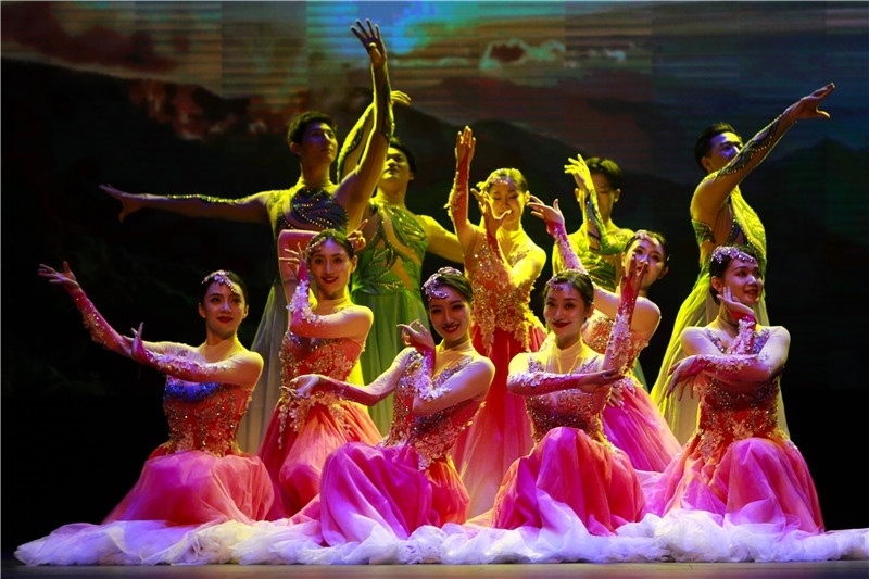 2024年“四海同春”慰僑訪演團亞太團新西蘭惠靈頓演出現(xiàn)場。圖片由陸欣讌、孟韜、葉勇提供