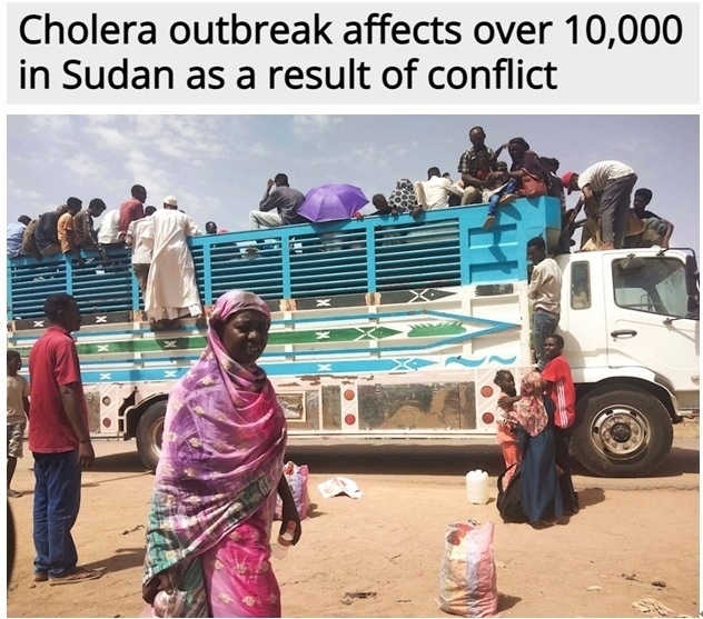 糧食危機(jī)、營養(yǎng)不良、霍亂 蘇丹人道主義危機(jī)嚴(yán)重