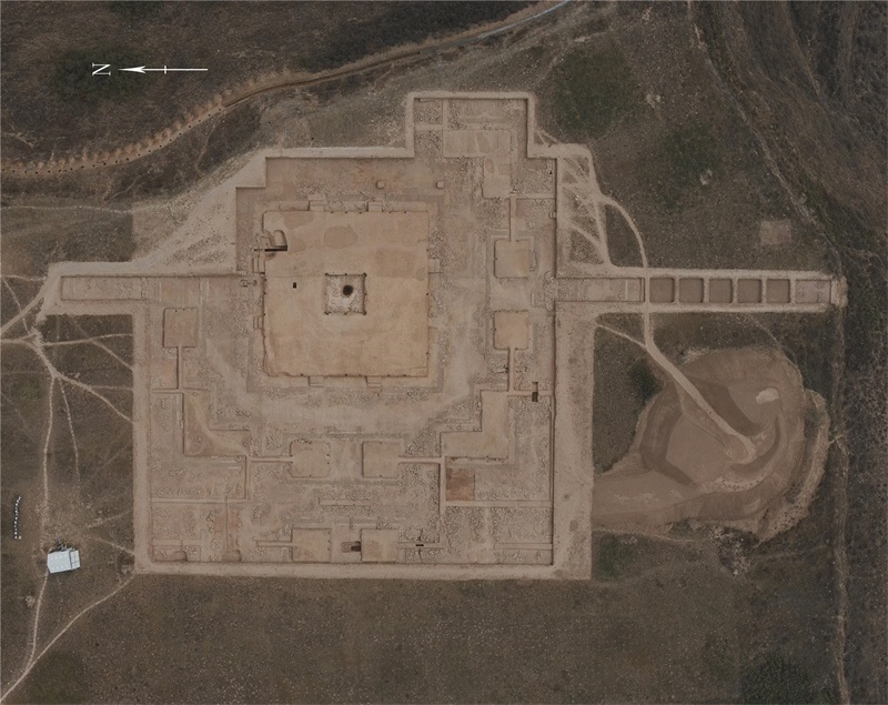 四角坪遺址平面圖。中國(guó)文物報(bào)社供圖