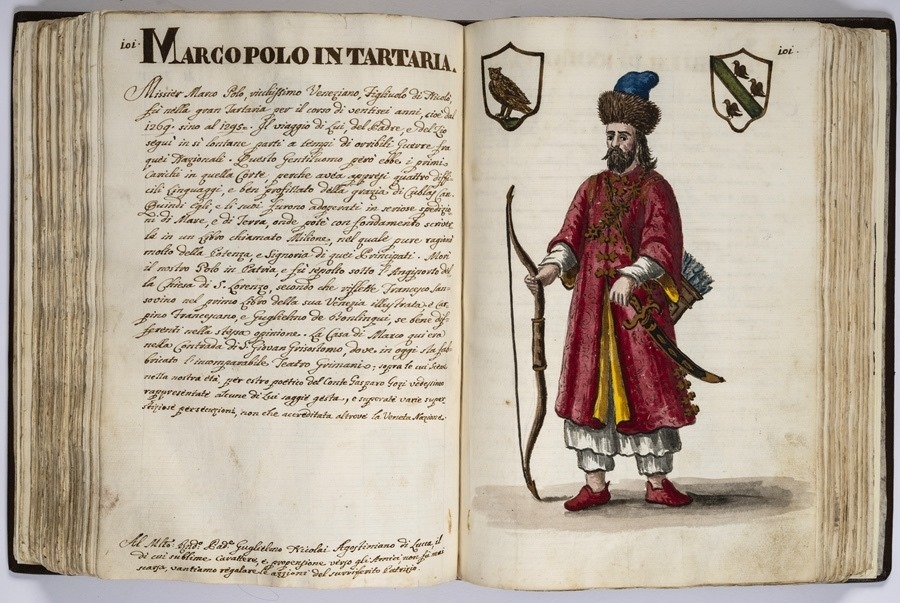 “馬可·波羅的世界”展覽的部分展品。威尼斯市立博物館基金會供圖