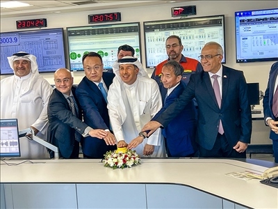 圖為燃機點火儀式，主辦方供圖