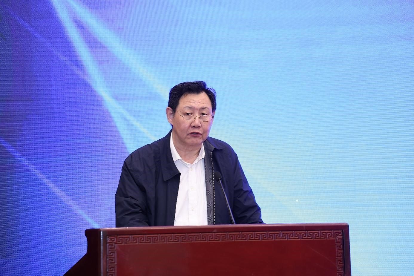 中國物流與采購聯(lián)合會黨委副書記余平致辭。主辦方供圖
