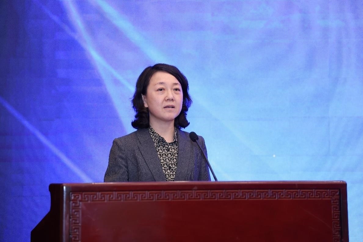中華全國新聞工作者協(xié)會黨組成員、書記處書記吳兢致辭。主辦方供圖