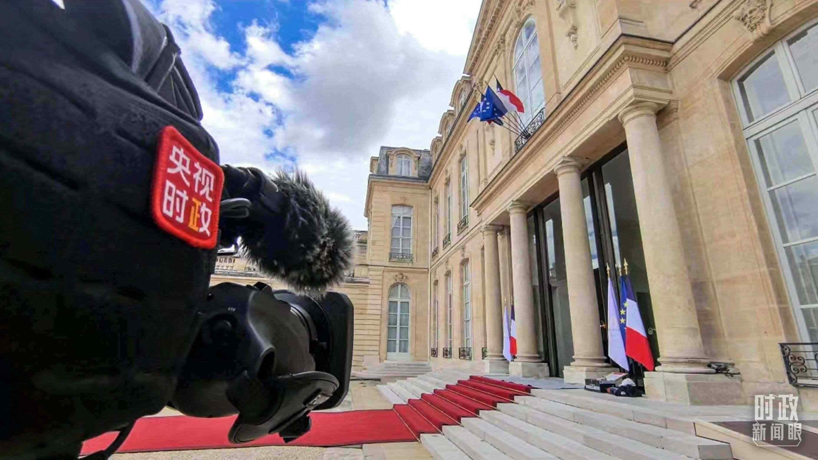 △愛麗舍宮。（總臺央視記者陸泓宇拍攝）