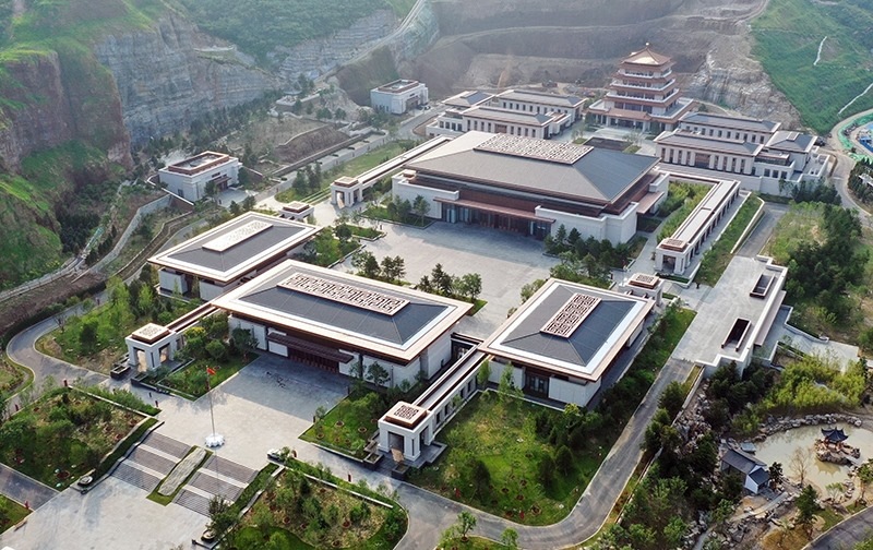 這是2022年7月30日拍攝的中國國家版本館中央總館。