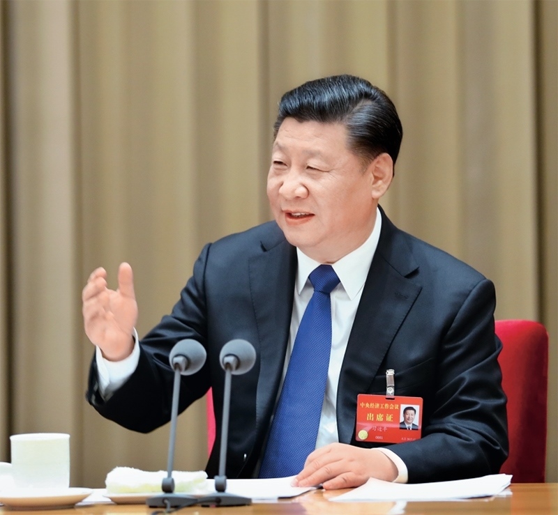 2017年12月18日至20日，中央經濟工作會議在北京舉行。中共中央總書記、國家主席、中央軍委主席習近平發(fā)表重要講話。 新華社記者 謝環(huán)馳/攝
