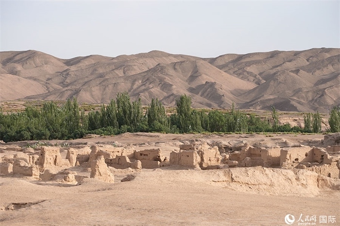 交河故城。人民網(wǎng)記者 張麗婭攝