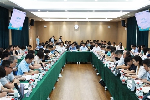 守正創(chuàng)新推動(dòng)思政課建設(shè)內(nèi)涵式發(fā)展學(xué)術(shù)研討會(huì)現(xiàn)場(chǎng)。武漢大學(xué)供圖