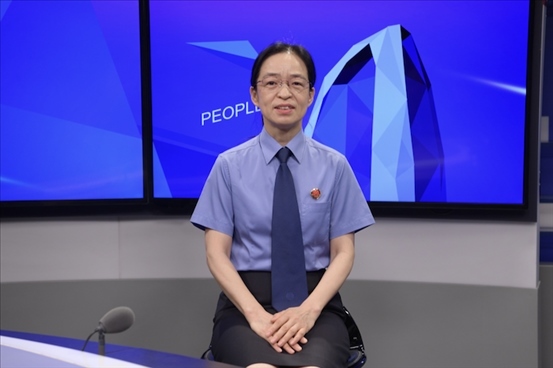 最高人民檢察院行政檢察廳二級(jí)高級(jí)檢察官張立新。人民網(wǎng)記者 王曉嘯攝