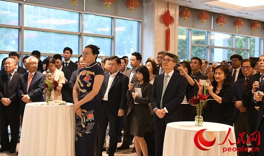 招待會(huì)現(xiàn)場。人民網(wǎng) 李帆攝