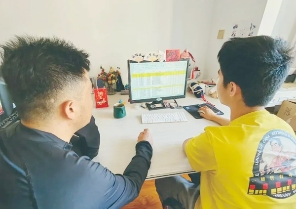 一起上課的畫面。北京航空航天大學(xué)供圖