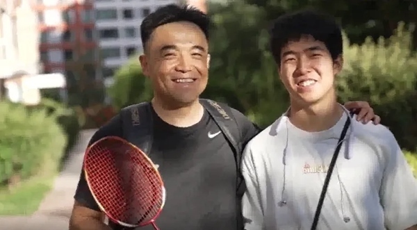 劉建波、劉傲寒父子。北航供圖