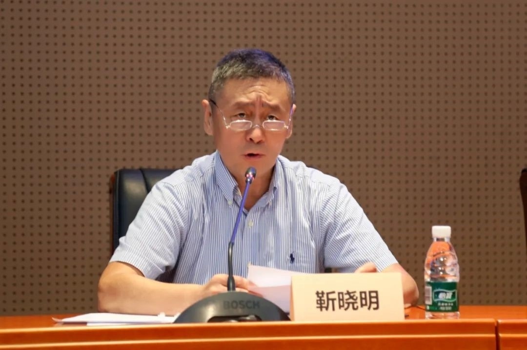 科技外交專家委員會(huì)主任委員、科技部國(guó)際合作司原司長(zhǎng)靳曉明致辭。主辦方供圖