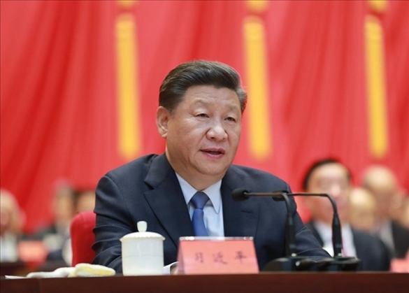 2019年9月20日，中央政協(xié)工作會議暨慶祝中國人民政治協(xié)商會議成立70周年大會在全國政協(xié)禮堂召開。中共中央總書記、國家主席、中央軍委主席習近平出席大會并發(fā)表重要講話。新華社記者 丁林 攝