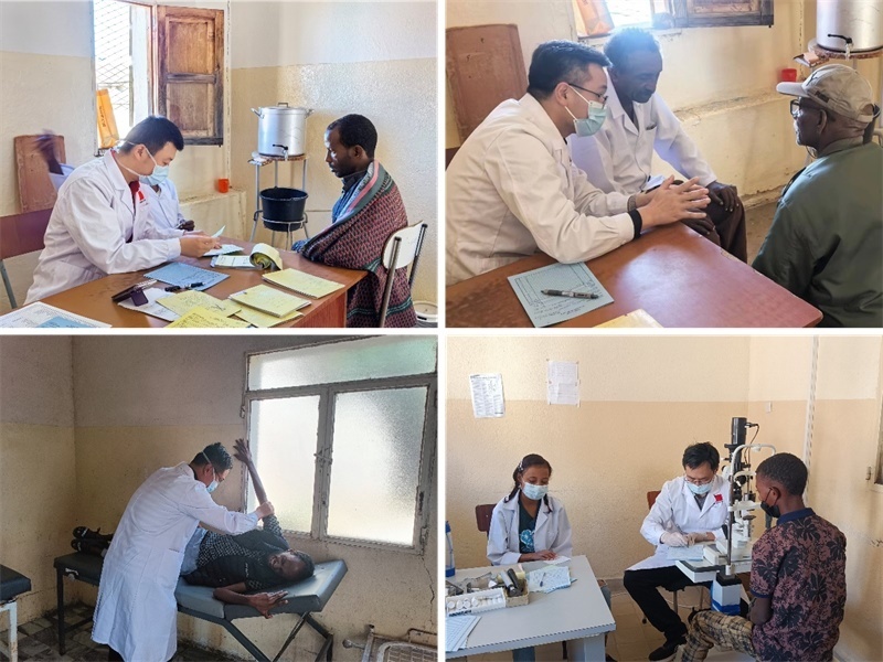 中國(guó)第17批援厄立特里亞醫(yī)療隊(duì)在科倫醫(yī)院開展巡診活動(dòng)。中國(guó)第17批援厄立特里亞醫(yī)療隊(duì)供圖