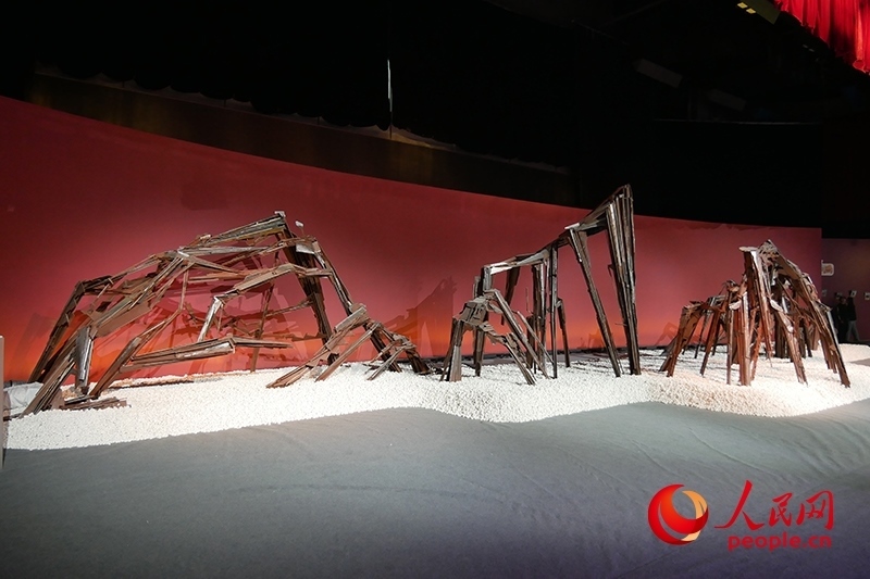 《鑄魂五岳》。人民網(wǎng)記者 韋衍行攝