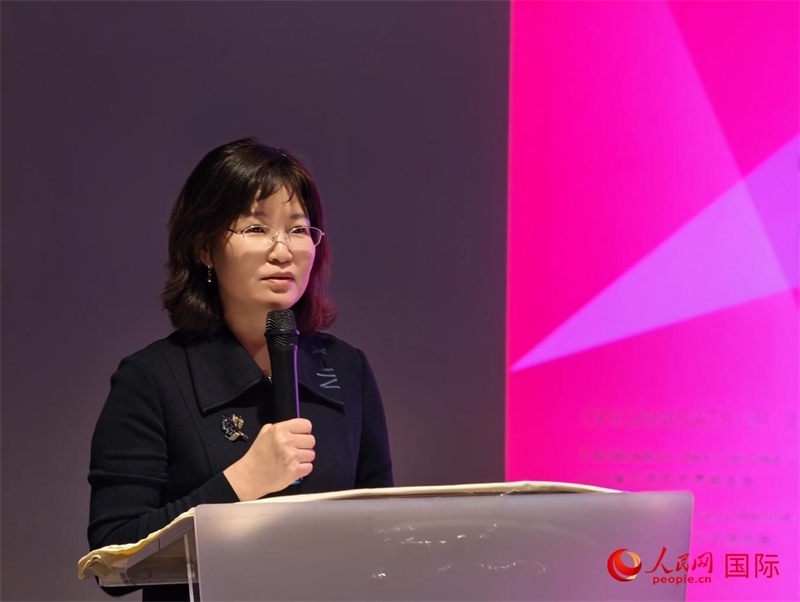 遼寧省文聯(lián)黨組書記、主席邵玉英致辭。人民網(wǎng)記者 于超凡攝