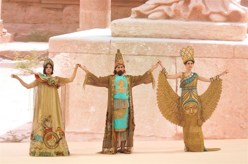 伊拉克時(shí)尚館去年9月舉辦的時(shí)裝展一景。伊拉克時(shí)尚館供圖