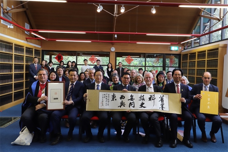 《宋畫全集》亮相劍橋大學李約瑟研究所。主辦方供圖