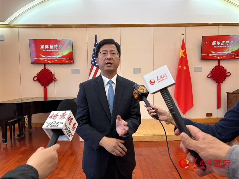 張建敏接受人民網(wǎng)等媒體記者采訪(fǎng)。人民網(wǎng) 鄧圩攝