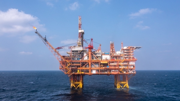 我國首個(gè)海上CCUS項(xiàng)目設(shè)施恩平15-1平臺(tái)。受訪者供圖