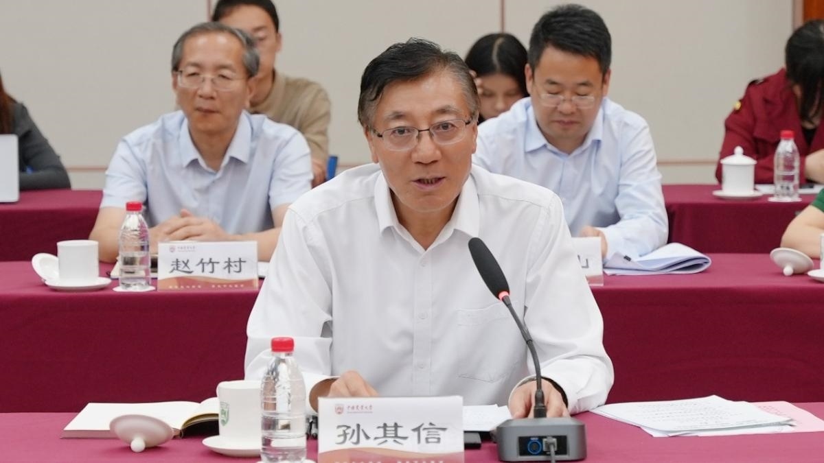 中國(guó)工程院院士、中國(guó)農(nóng)業(yè)大學(xué)校長(zhǎng)孫其信。校方供圖