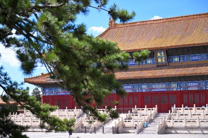 2023年7月8日拍攝的太廟享殿（也稱前殿）。